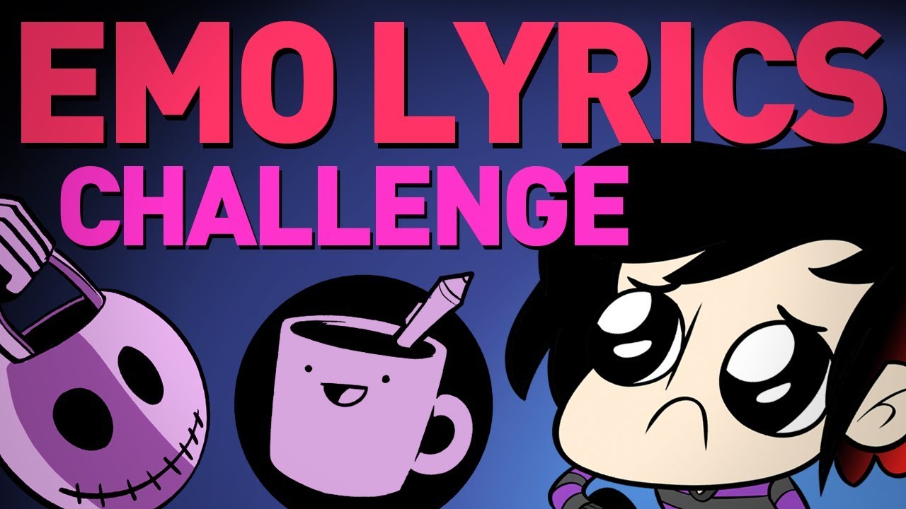 Emo Lyrics Drawing Challenge