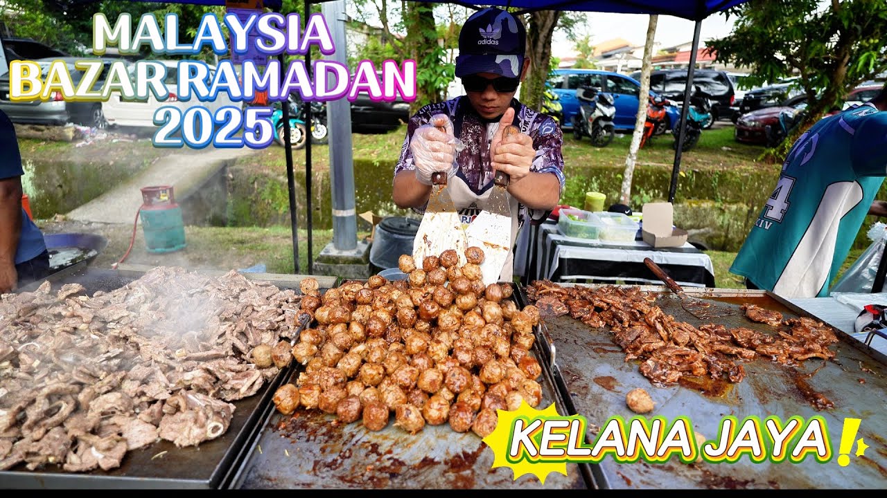 Bazar Ramadan KELANA JAYA 2025 | Bazaar Ramadhan | Malaysia Street Food | 2025集市斋戒月