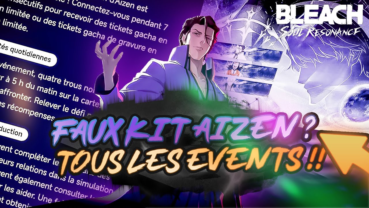 ОСТЕРЕГАЙТЕСЬ ОФИЦИАЛЬНЫХ УТЕЧЕК И МЕРОПРИЯТИЙ, ПОСВЯЩЕННЫХ АЙЗЕНУ ИЗ BLEACH SOUL RESONANCE.