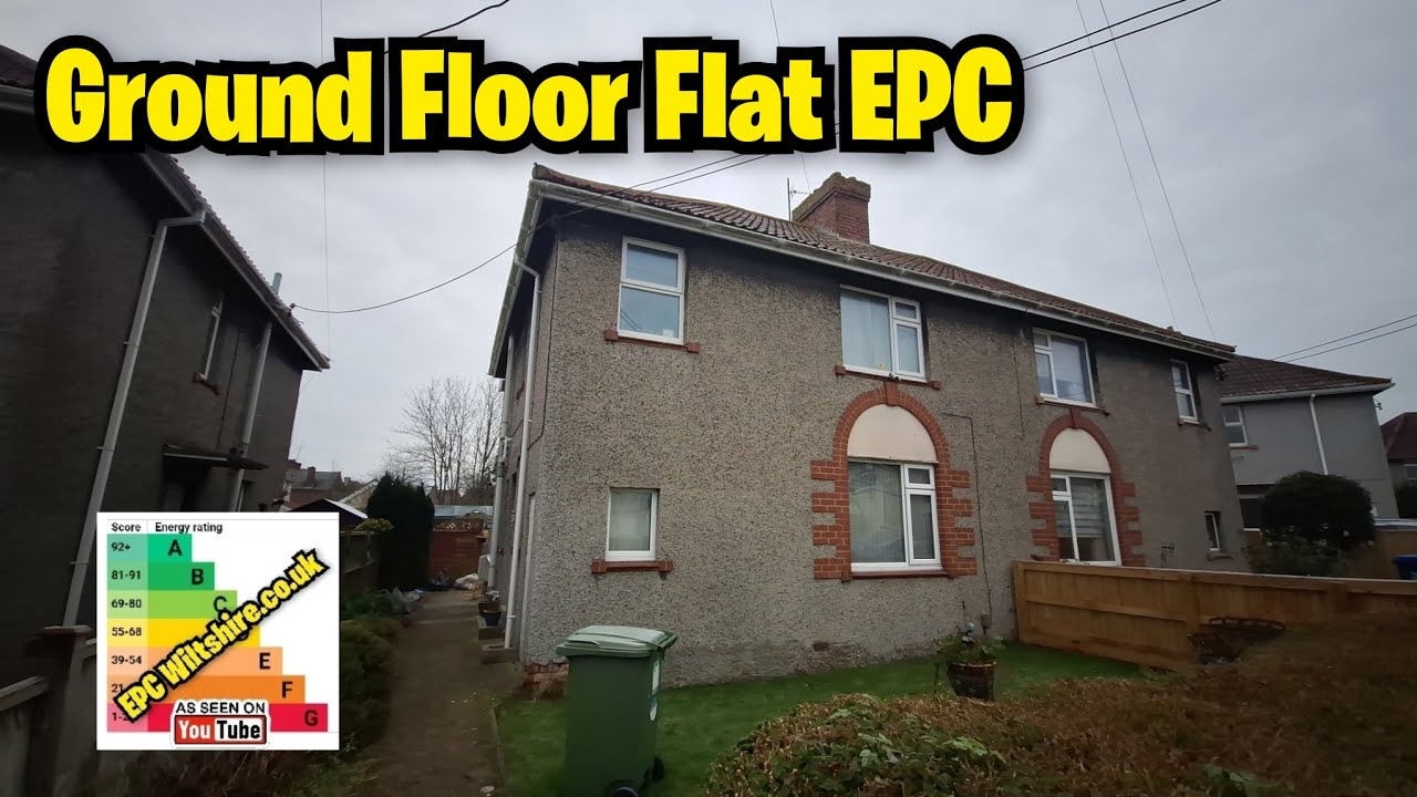 EPC on Ground Floor Flat covering Glazing Open Fire and Cavity Walls