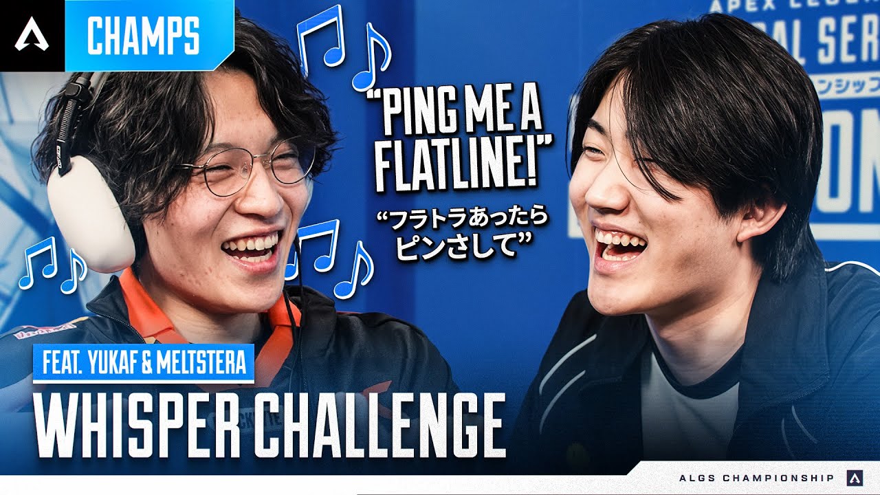 YukaF & Meltstera's Whisper Challenge Goes Hilariously Wrong... | ALGS Champs