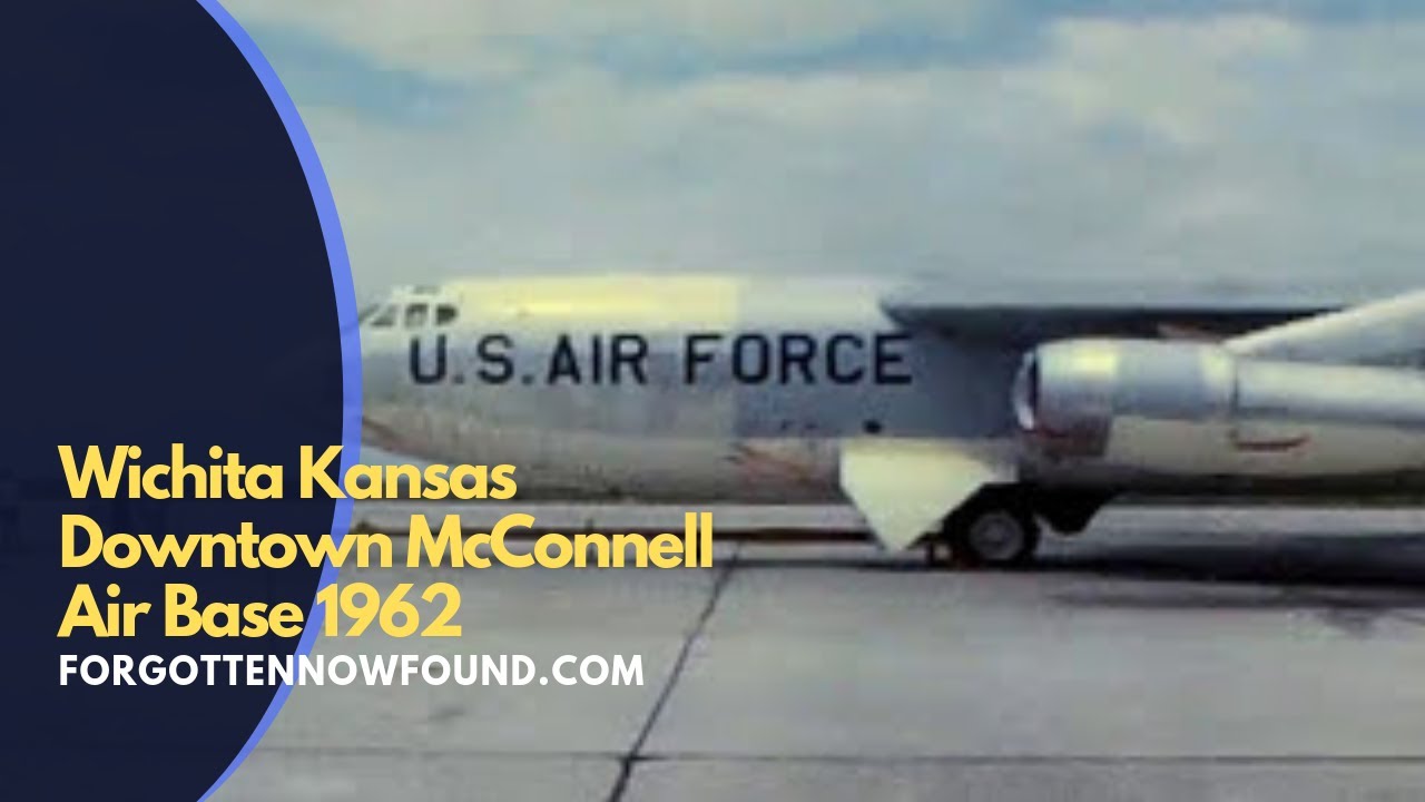 Found Footage: July 1962 Wichita Kansas Downtown McConnell Air Base B-52 Air Force Thunderbird