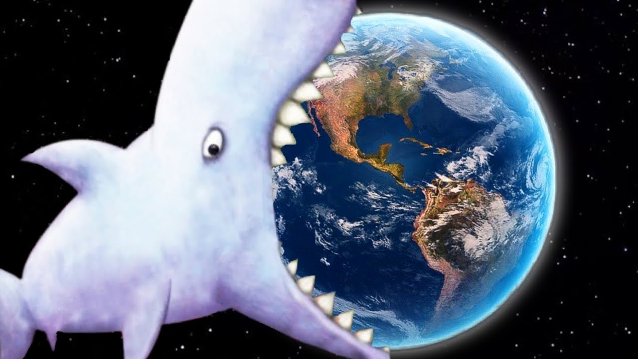 Giant Shark Eats The EARTH - Taste Blue Ending