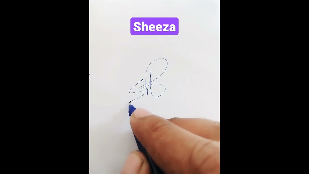 Sheeza Name Signature Request done