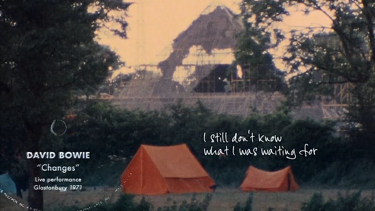 David Bowie - Changes (Live performance Glastonbury 1971)