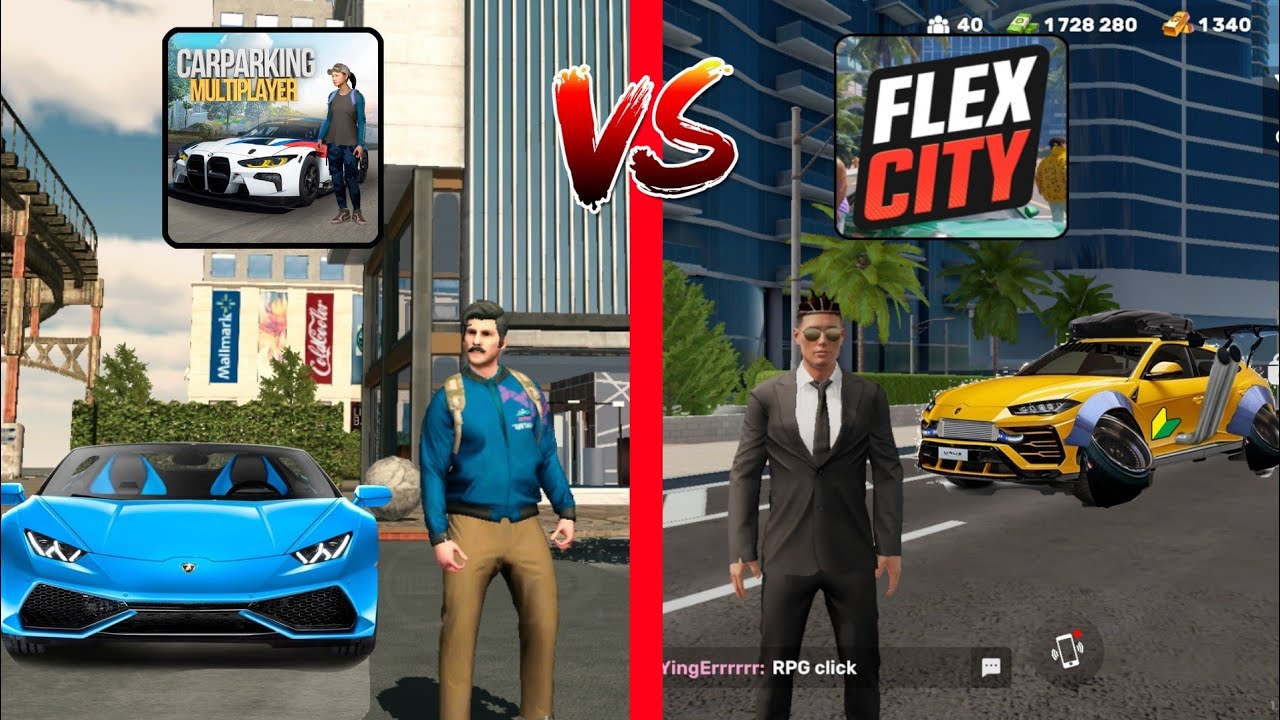 Многопользовательская парковка против Flex City | Сравнение игр