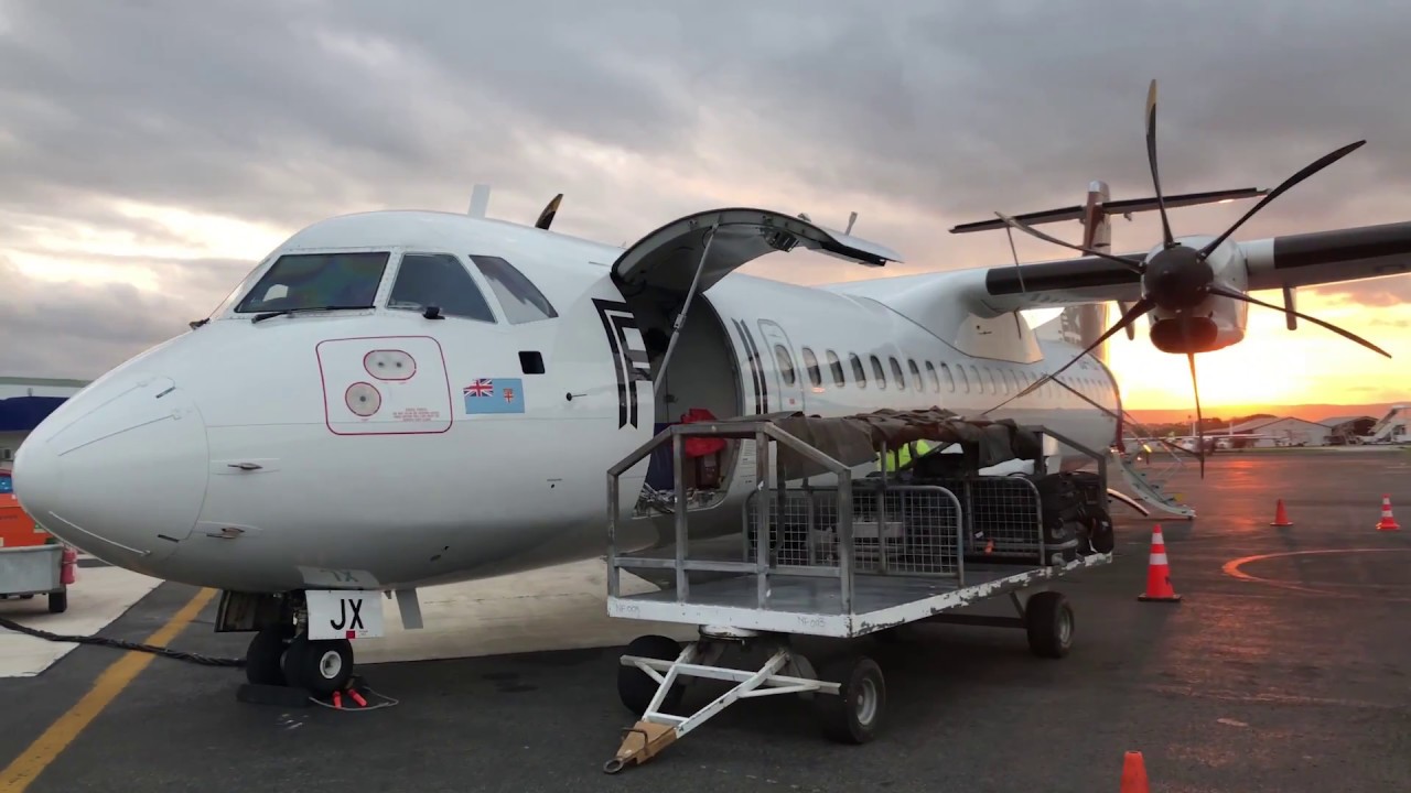 Fiji Link Business-class ATR 72 · Port Vila VLI to Nadi NAN