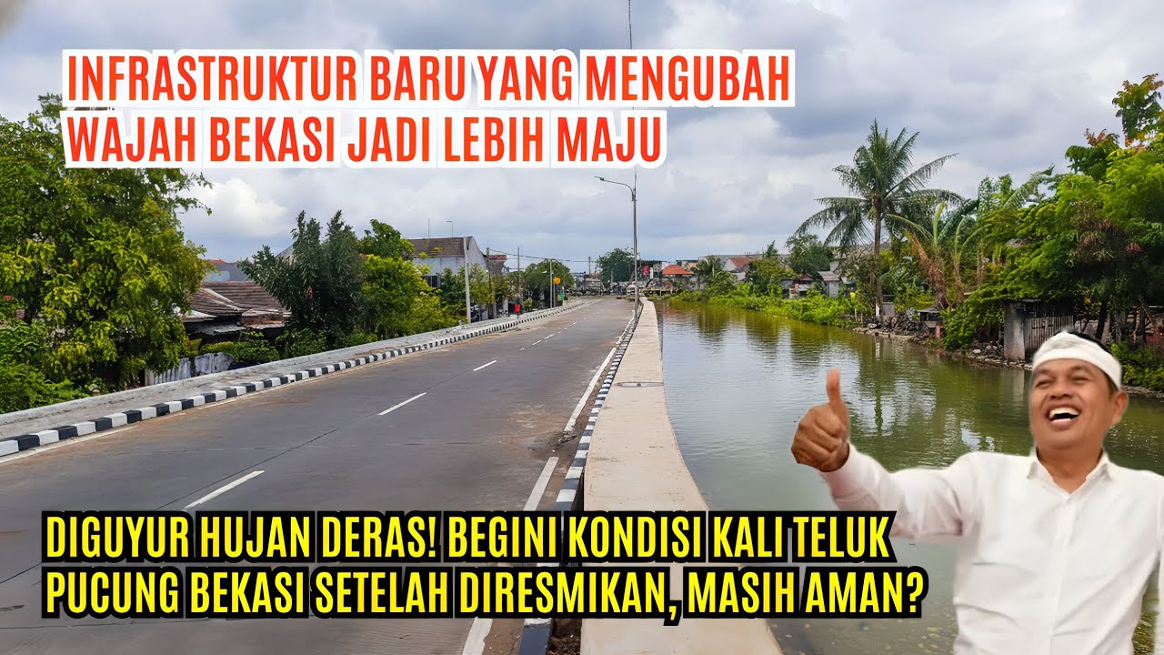 WARGA BEKASI GEMPAR‼️ Transformasi Kali Teluk Pucung, Dulu Kumuh Sekarang Jadi Mewah Begini
