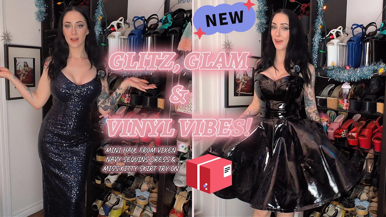 Glitz, Glam & Vinyl Vibes: my mini haul from Vixen