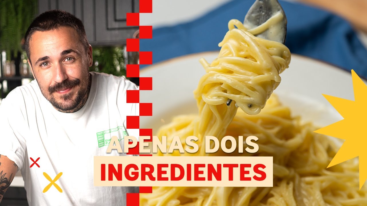 Aprenda a autêntica Massa Alfredo com apenas 2 ingredientes | Léo Abreu