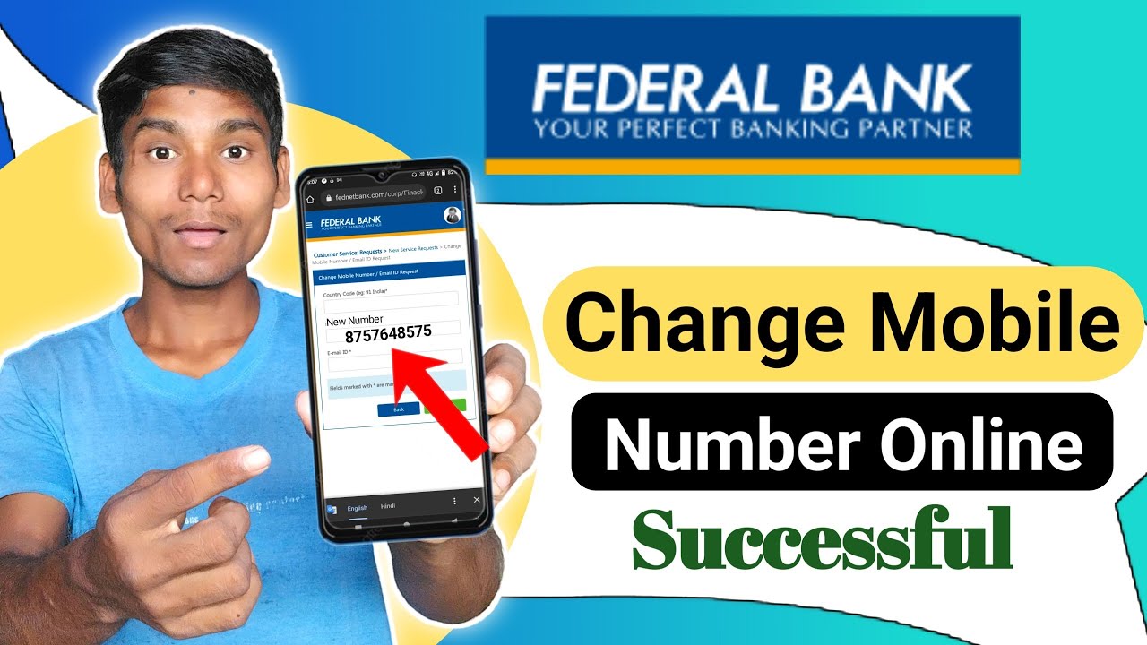 Federal Bank Online Mobile Number Change Federal Bank Change Mobile Number Process