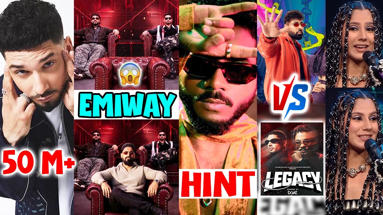 EMIWAY ON LEGACY😱KING HINT❗HUSTLE VS LEGACY, KR$NA 50M+, AGSY & GRAVITY REACTS, KARMA