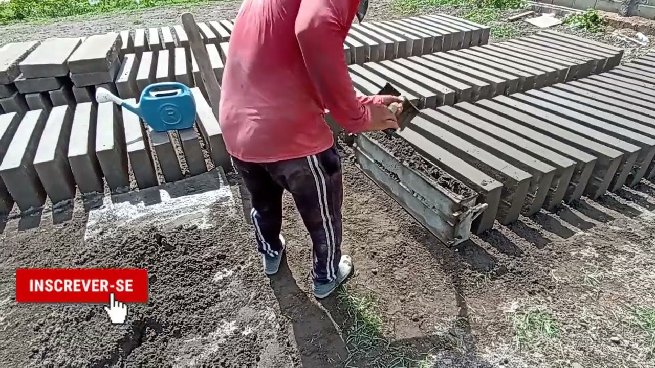 Como é feito o meio fio - manual