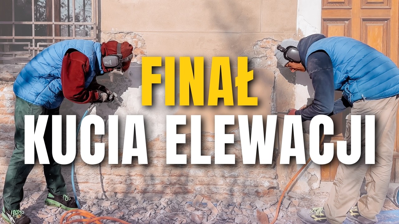 🥳 FINAŁ! Stary dom we Włoszech: kucie elewacji 🏚️