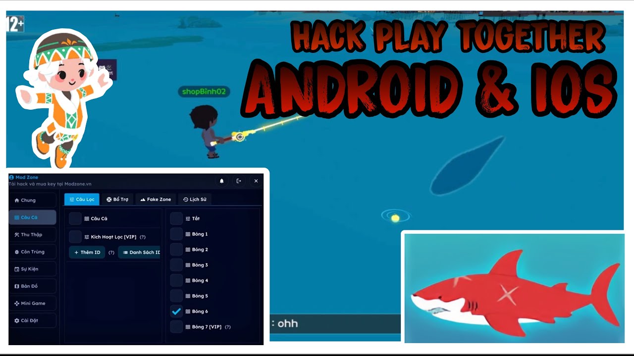 HACK PLAY TOGETHER PHIÊN BẢN 2.23.0 | BẢN HACK AUTO CÂU CÁ, BẮT BỌ, ĐÀO ĐÁ