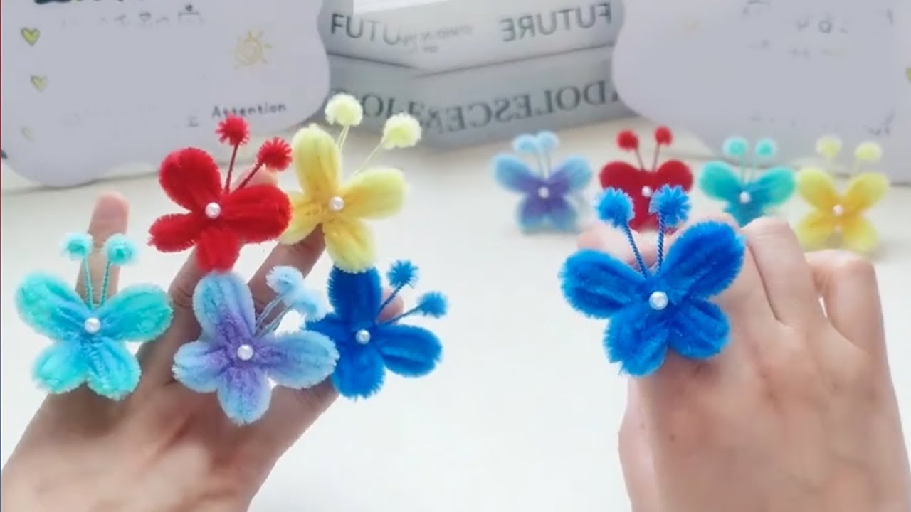 pipe cleaners butterfly crafts l pipe cleaners crafts l DIY handmade