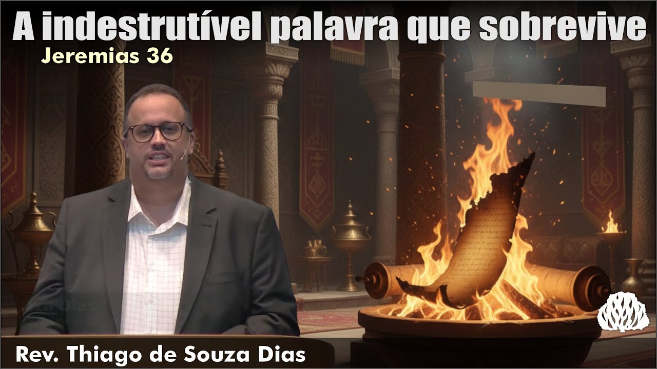 Jeremias 36: Tentaram queimar a Palavra de Deus. | Rev. Thiago de Souza Dias