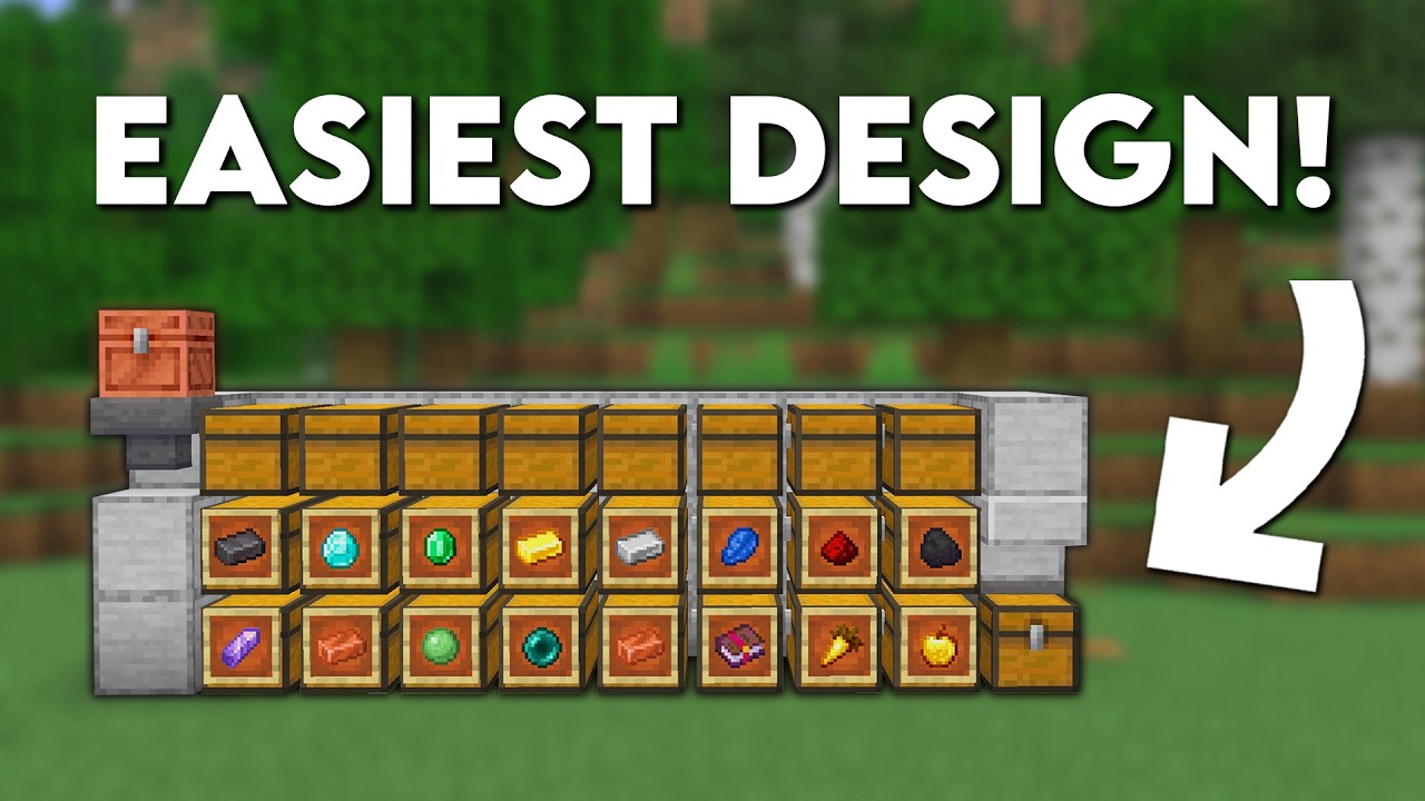 Minecraft: Простая автоматическая система сортировки предметов 26.3 (Туториал)