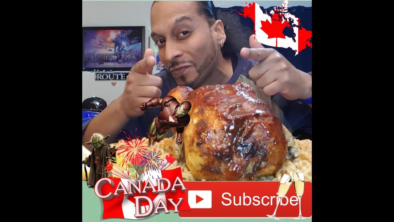 Whole Rotisserie Chicken Mukbang with Samyang Spicy Chicken Noodles