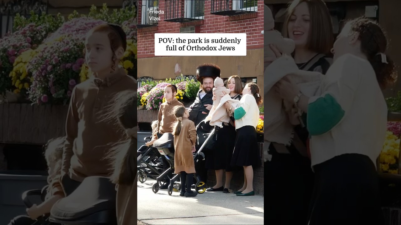 Why the parks are suddenly full of Orthodox Jews