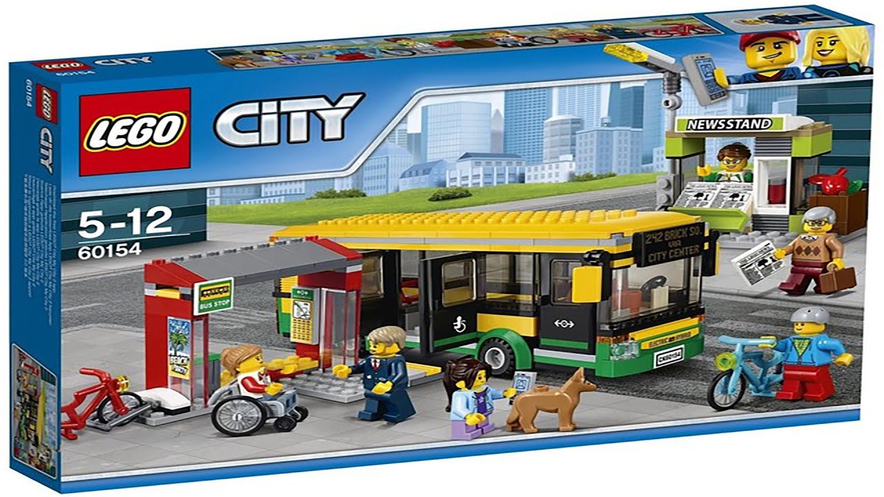 Lego City 60154 Bus Station - Lego Stop Motion