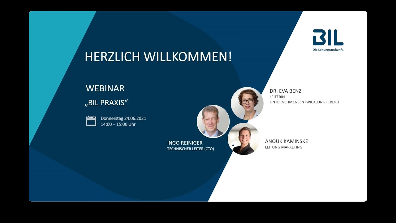 Aufzeichnung unseres Webinars„BIL Praxis – Neues von BIL“