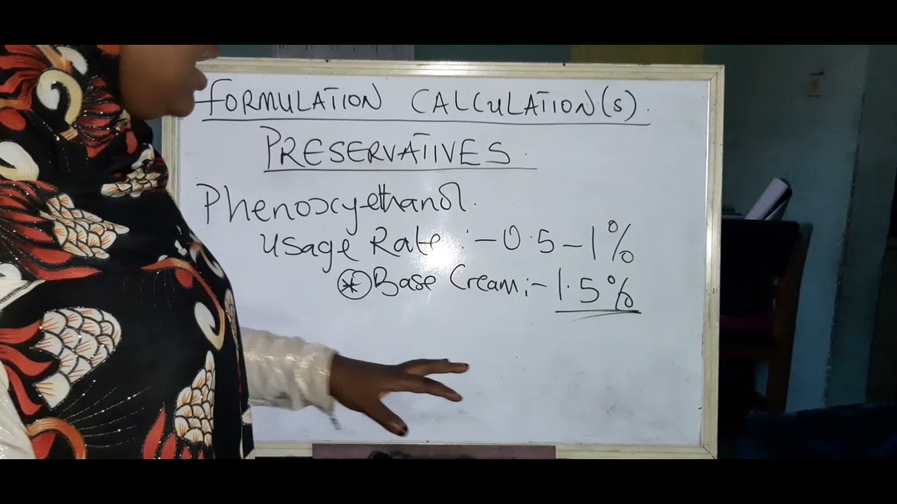 CALCULATING the Usage Rate of PRESERVATIVES in Skincare Products - FORMULATION SERIES (PART 7)