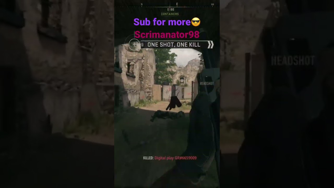 Now THIS was a dirty feed! #cod #mw2 #quickscope #sniping #feed #wrecked #marksmanrifle #5kills