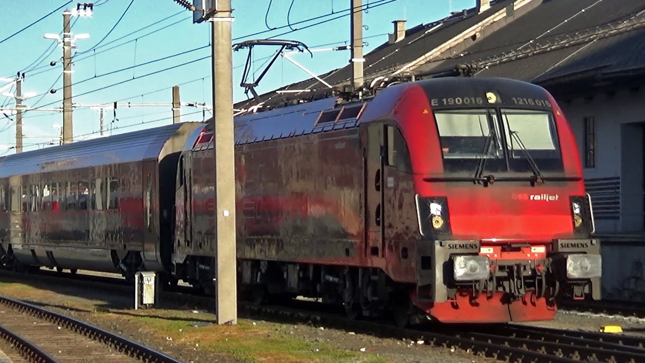 RJ 133 Wien Hbf nach Venezia Santa Lucia Ankunft in Villach Hbf in Österreich