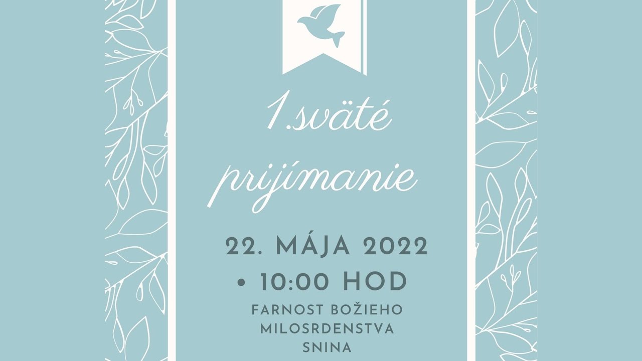 Živé vysielanie - 22.5.2022 - 1.sv.prijímanie - 10:00hod - FBM Snina