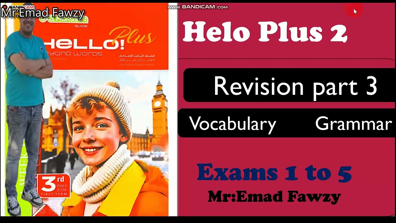 Hello plus 3 Revision part 3