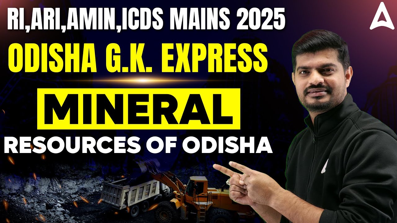 RI ARI Mains Preparation 2025 | Odisha GK Questions | Mineral Resources of Odisha by Bibhuti Sir