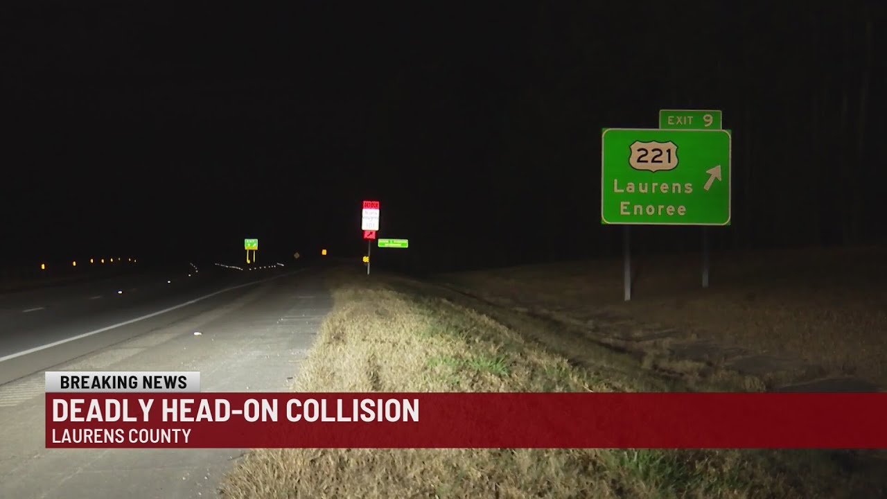 Two killed in wrong-way crash on I-385 in Laurens Co.