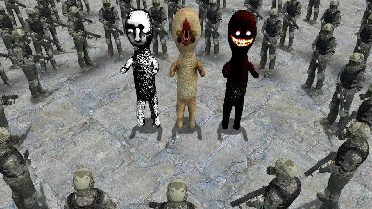 SCP-173 VS CHAOS INSURGENCY!! Garrys Mod Sandbox