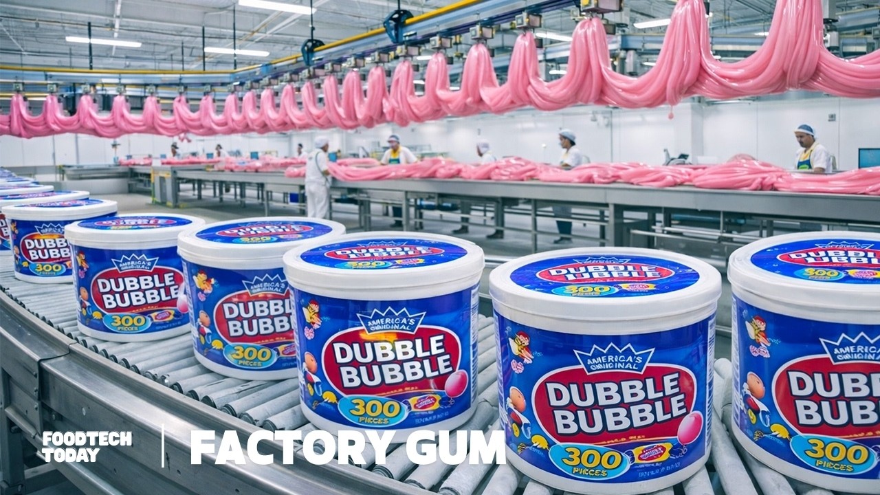 How Bubble Gum Is Actually Made: Factory Process