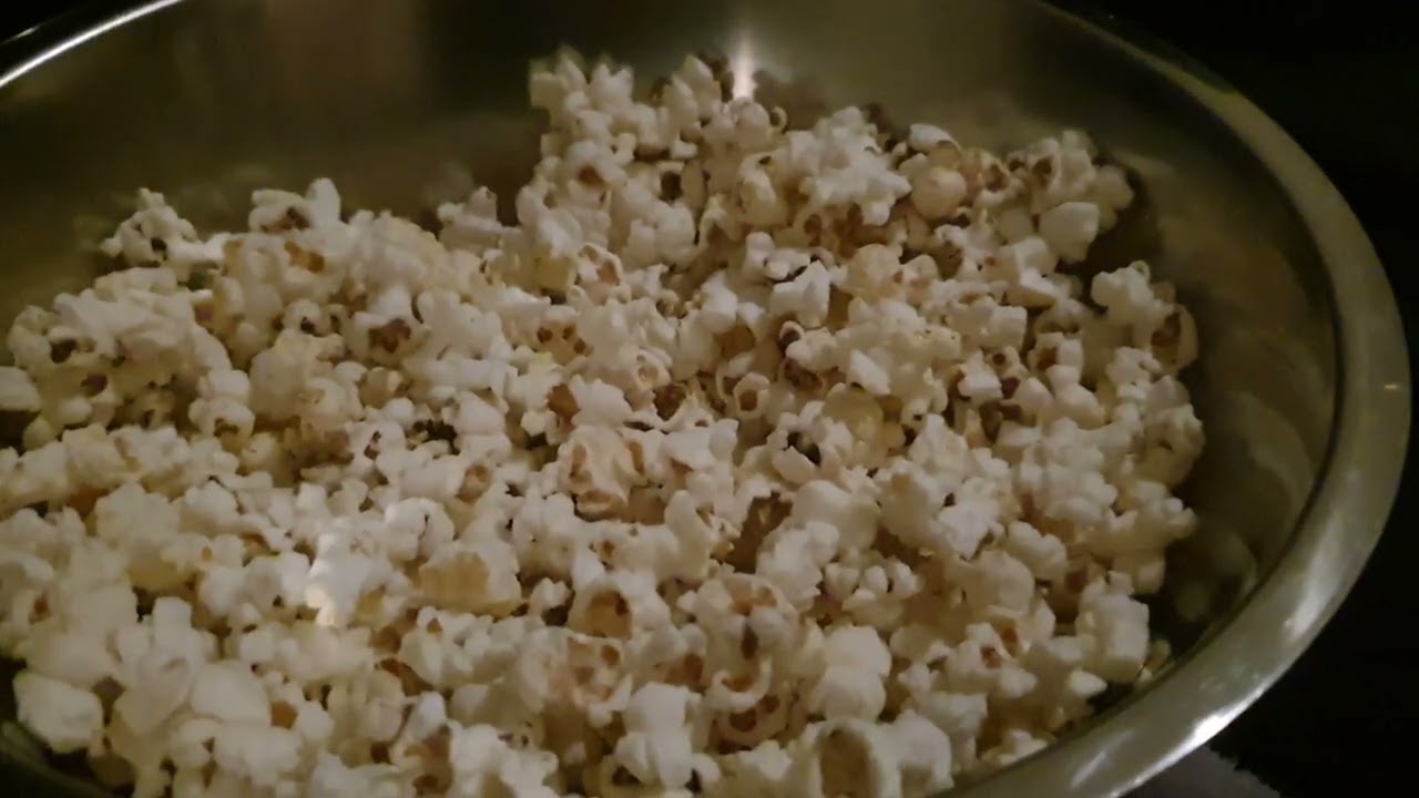 asmr eating popcorn no talking