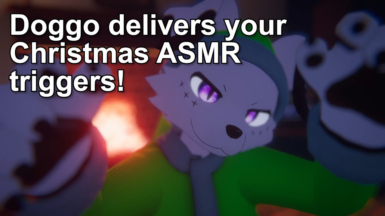 [Furry ASMR] Doggo Delivers Your Christmas ASMR Triggers!