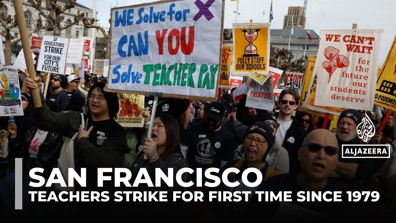 San Francisco teachers strike for first time in nearly 50 years, closing schools citywide