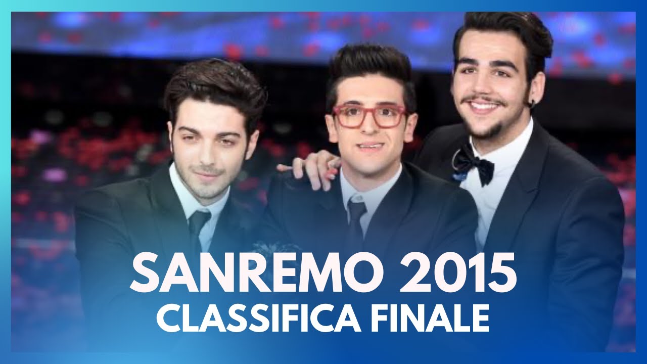 Sanremo 2015 - Tutte le canzoni in gara - Classifica finale
