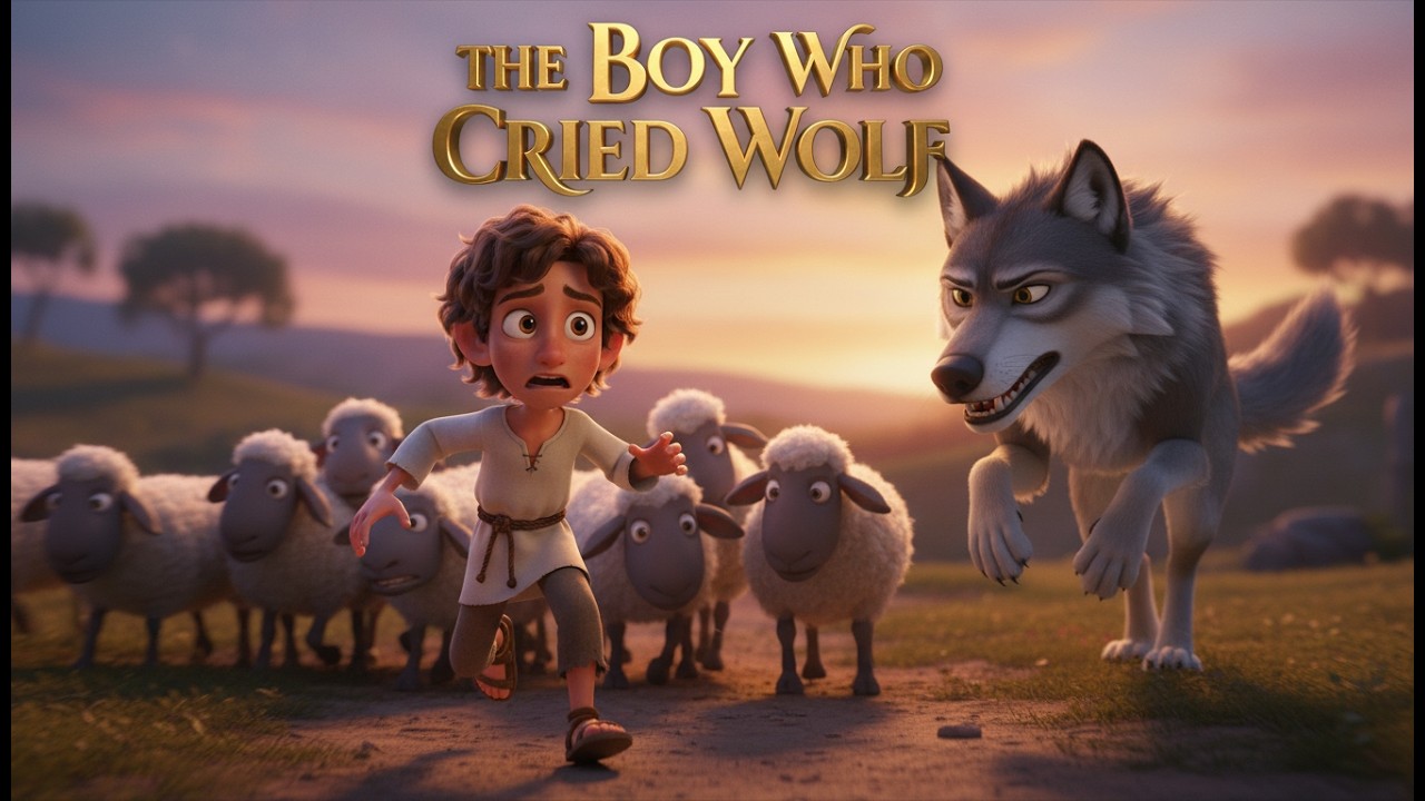 The Boy Who Cried Wolf – Animated Moral Story for Kids | DisneyPixar Style 3D Animation