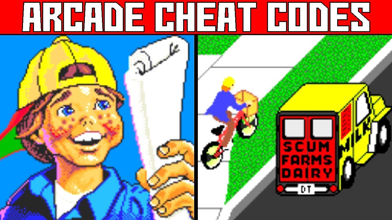 (Paperboy Arcade) Infinite Papers & Invincibility - Arcade Cheat Codes