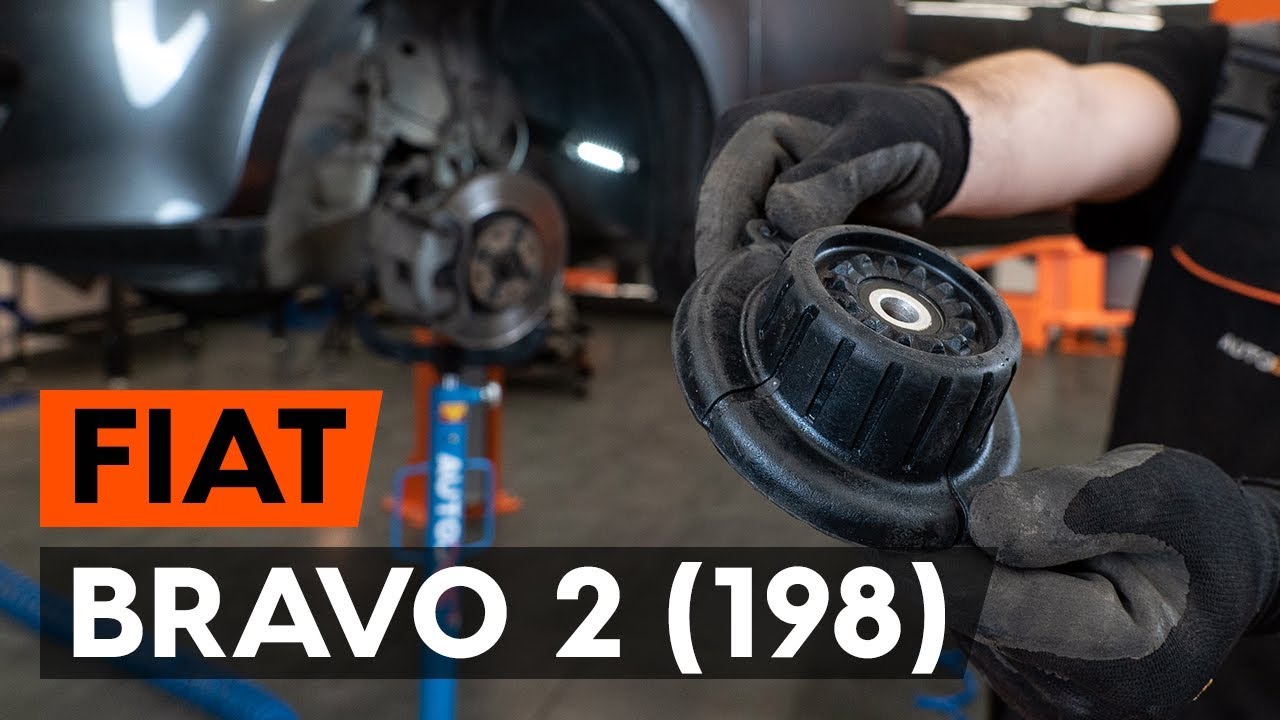 Jak vyměnit přední uložení tlumiče pružení na FIAT BRAVO 2 (198) [NÁVOD AUTODOC]