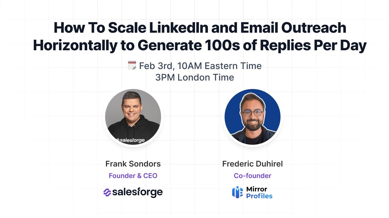How To Scale LinkedIn and Email Outreach Horizontally 📱