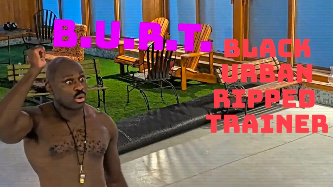 Fishtank Live season 3 Burt being b.u.r.t. black urban ripped trainer