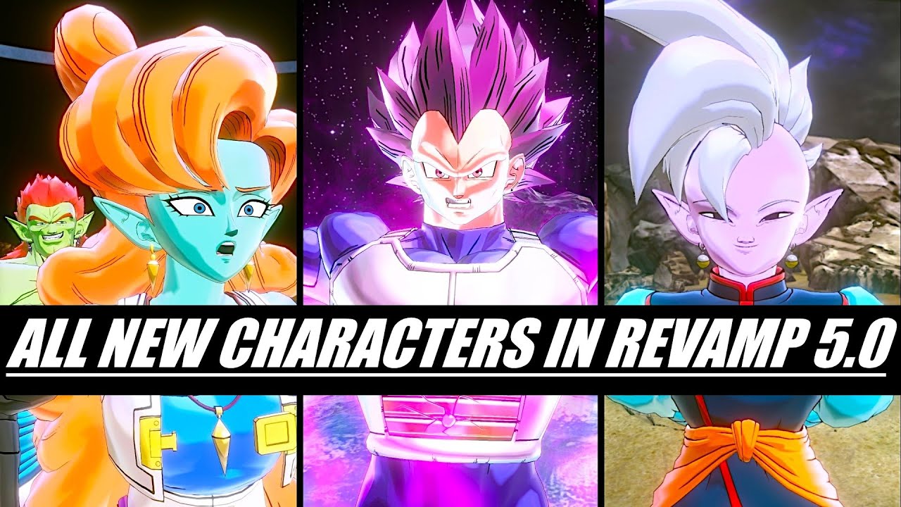 🔥 NEW Xenoverse 2 Revamp 5.0 | ALL NEW CHARACTERS SHOWCASE