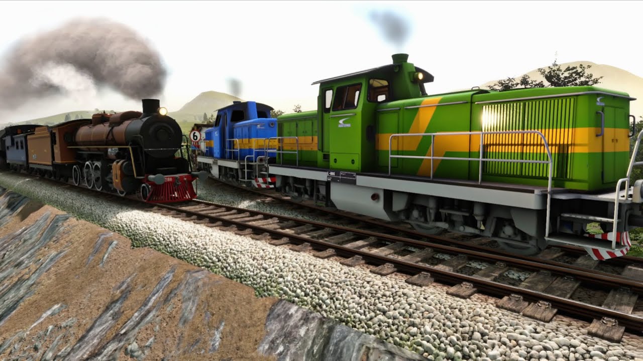 Derails and Blasts | Crash Compilation - Derail Valley 🔥 Part-22