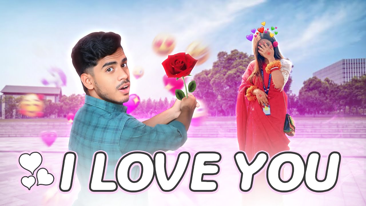 বান্ধুবির সাথে করলাম Propose Prank । EBF BHAI CHALLENGE VIDEO 2024