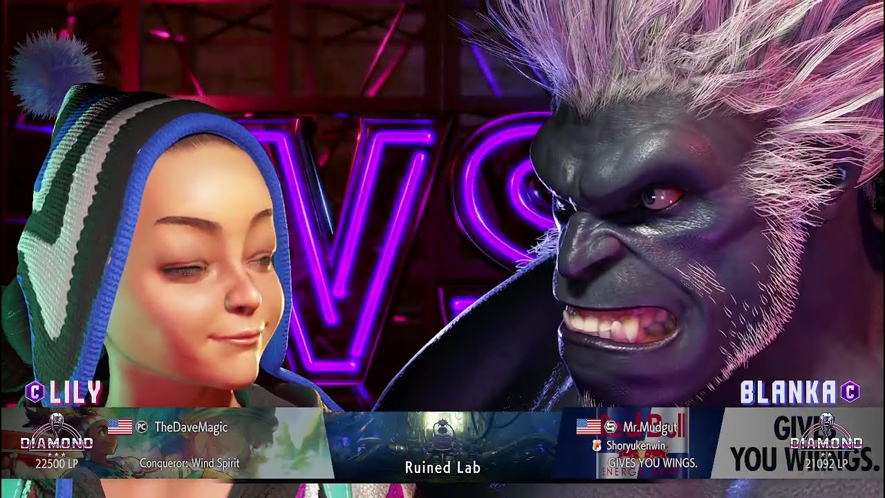 Street Fighter 6 - Лили против Бланки