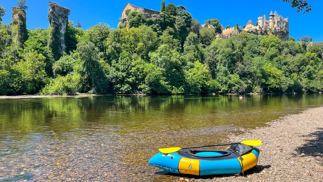 France 2023-07-27: Packrafting Dordogne (Rouffillac - Vitrac)