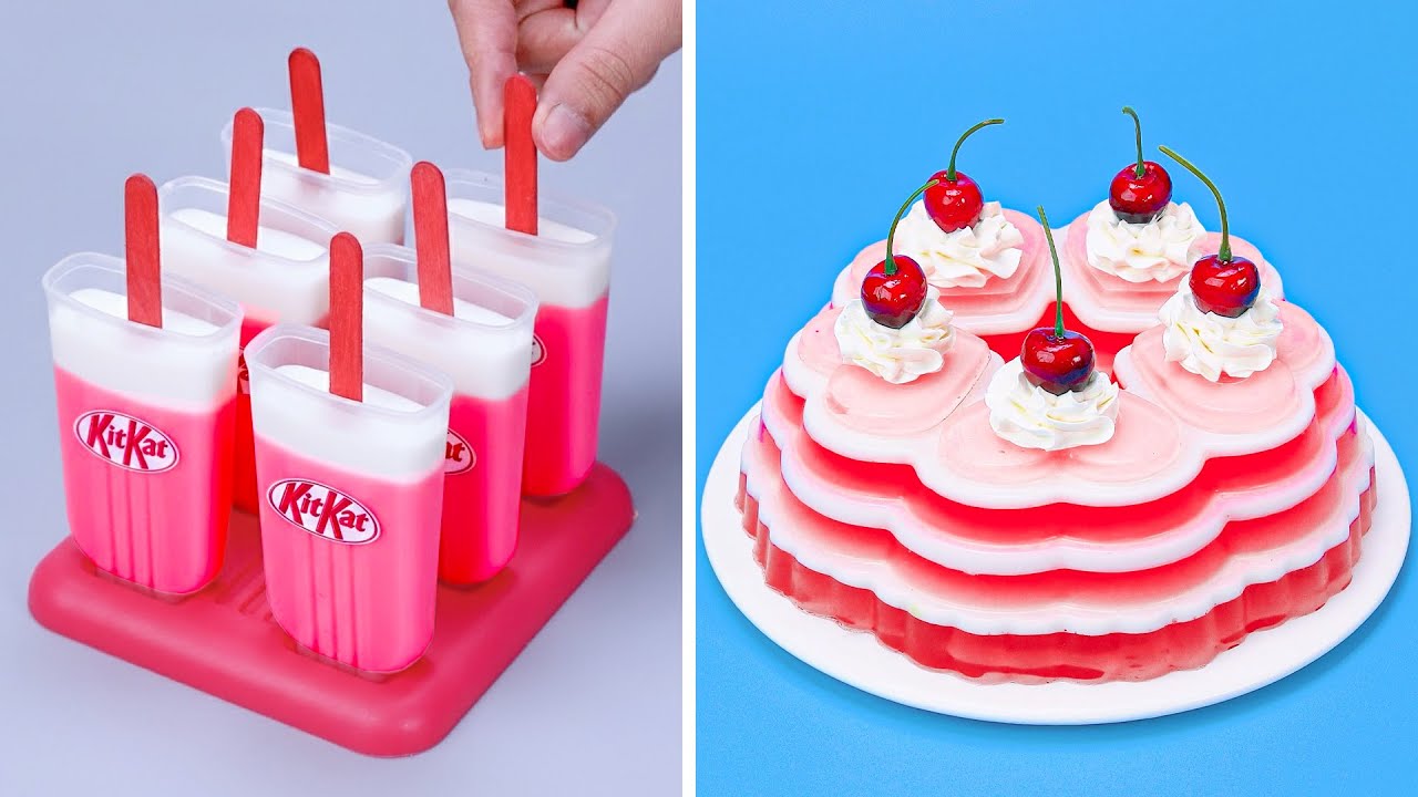 🫡🌈 Satisfying Cake Decorating | The Foolproof Recipe For Rainbow Mousse Cake